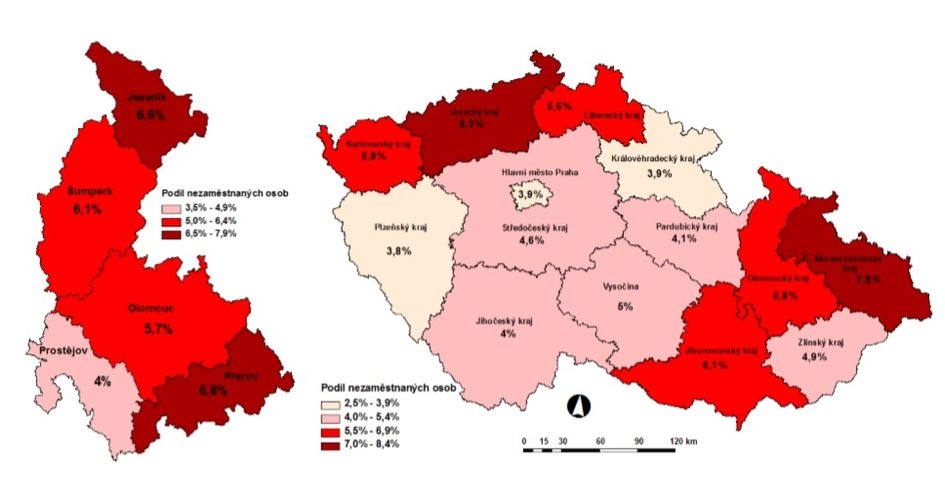 mapa zdroj: ÚP Olk.