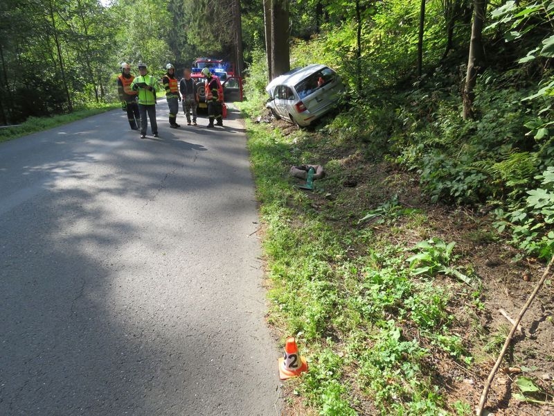 DN mezi obcemi Staré Město a Hanušovice zdroj foto: PČR