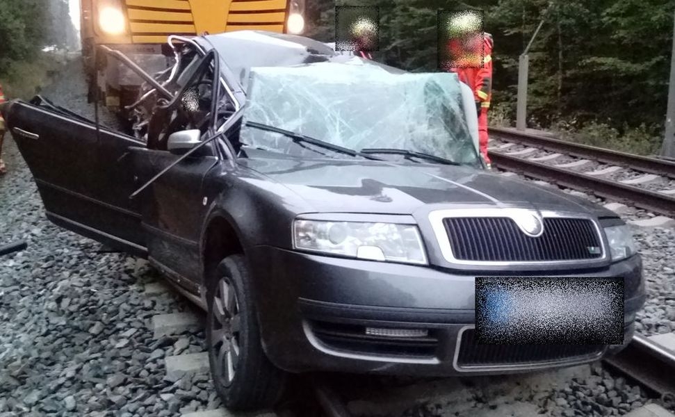 DN železniční přejezd Červenka zdroj foto: PČR