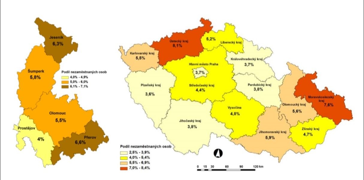 mapa zdroj: ÚP Olk.