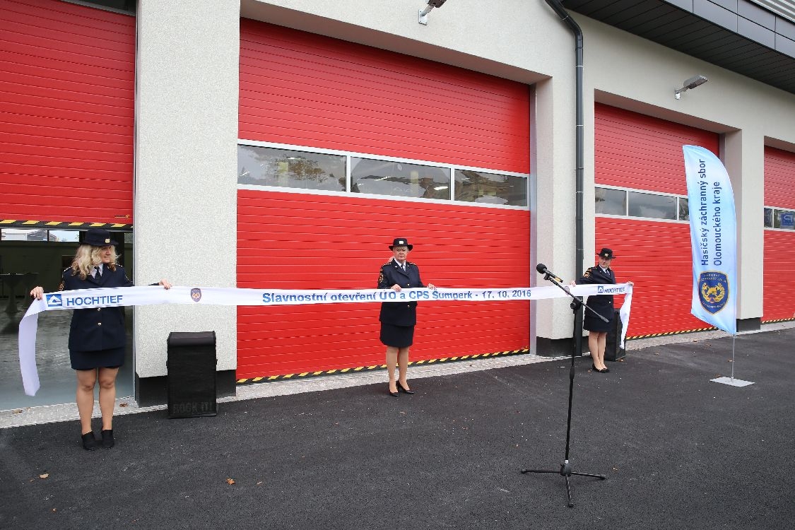 Slavnostní otevření stanice HZS a sídla územního odboru Šumperk foto: sumpersko.net