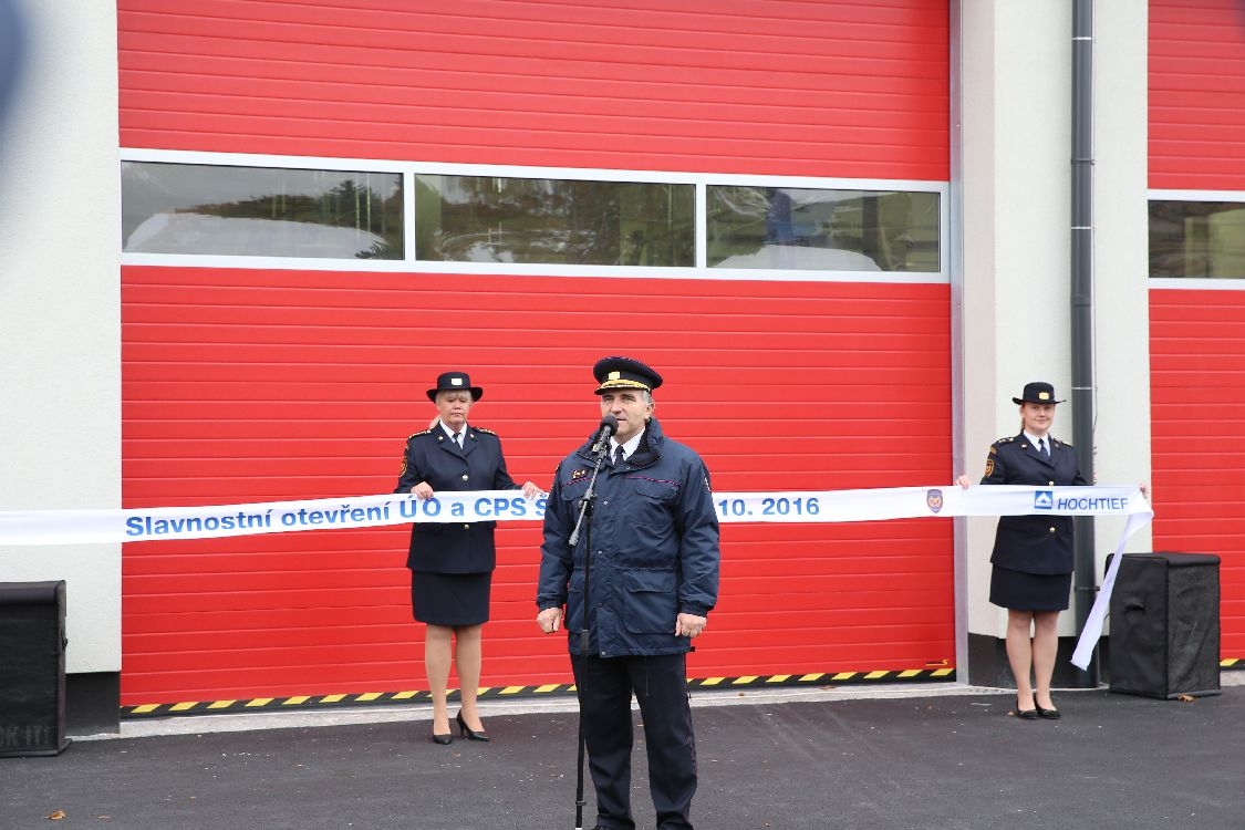 Slavnostní otevření stanice HZS a sídla územního odboru Šumperk foto: sumpersko.net