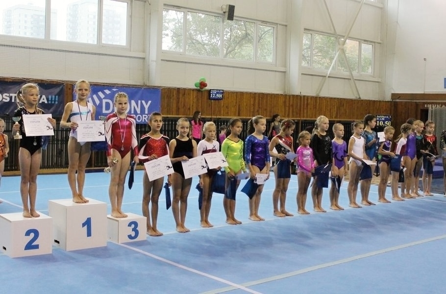 Peterková Klárka Baby Gym Cup 1.místo zdroj foto: oddíl