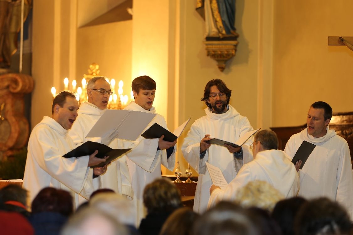 Zábřeh - adventní koncert Schola Gregoriana Pragensis foto: sumpersko.net