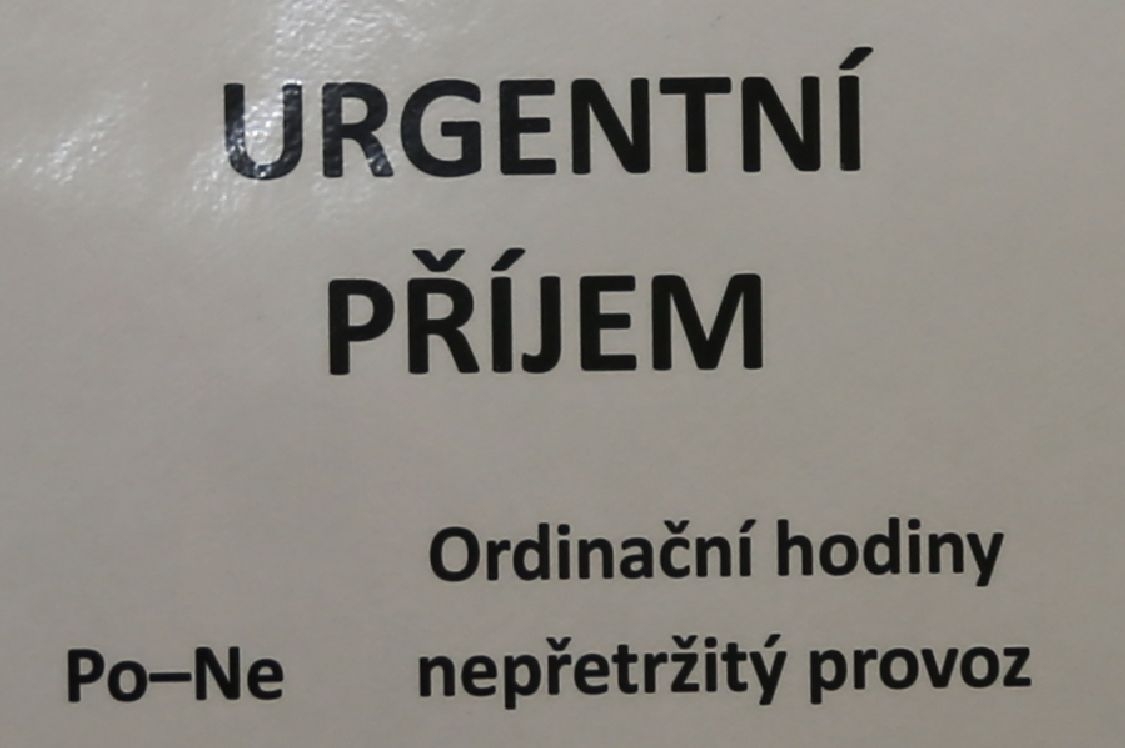 Urgemtmí příjem-nepřetržitý provoz; foto: šumpersko.net