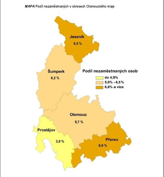 mapa zdroj: ÚP Olk.