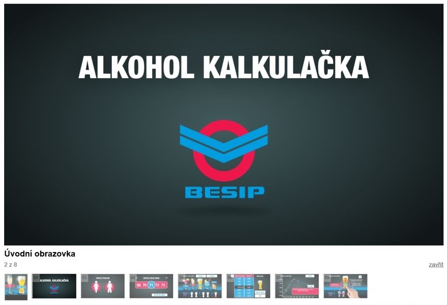 Alkohol kalkulačka - úvod zdroj: BESIP