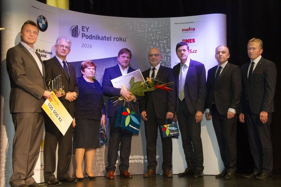 Podnikatel roku 2016 Olomouckého kraje foto: Petra Vyhnálková