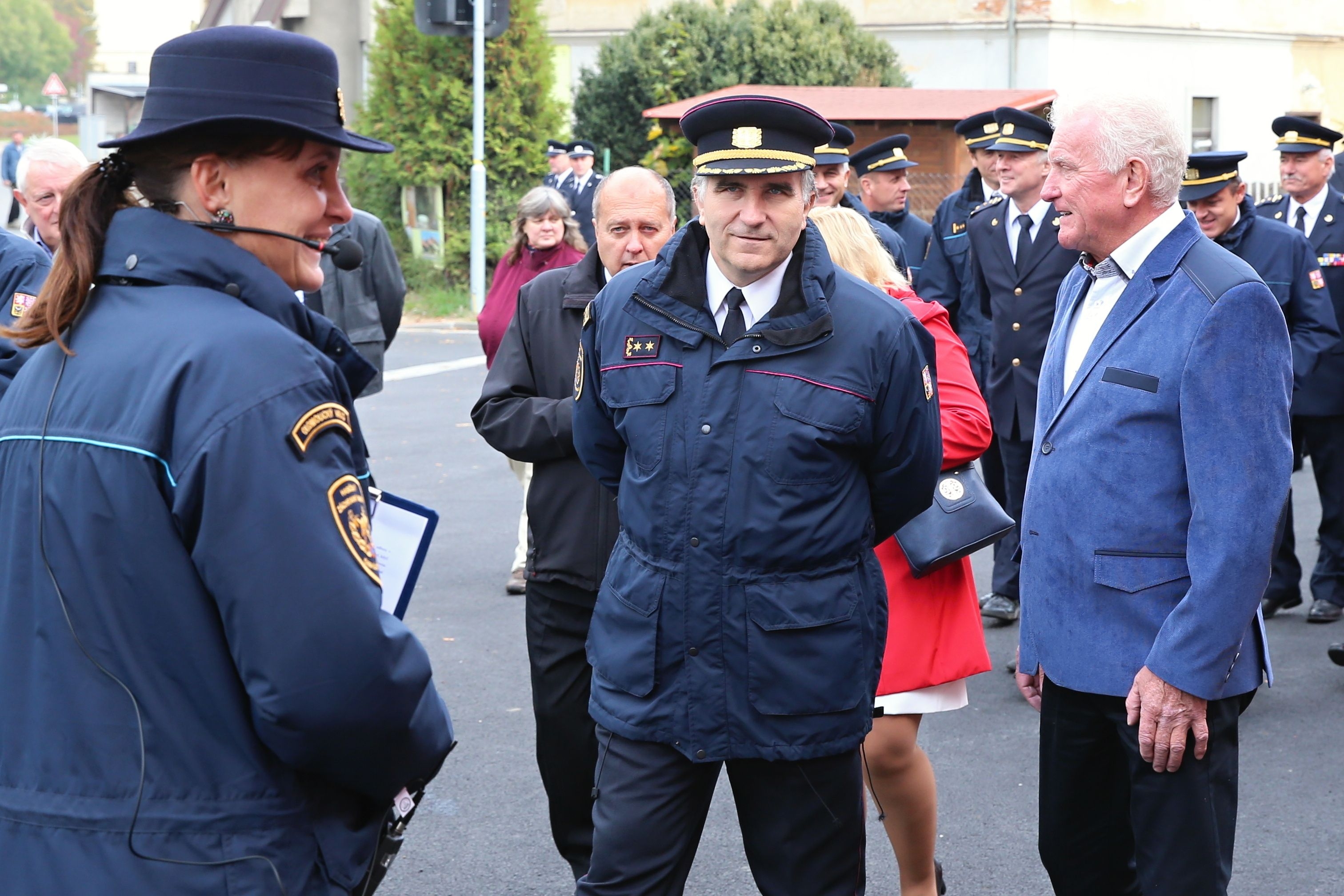 generální ředitel HZS ČR Drahoslav Ryba (uprostřed) zdroj foto. archiv sumpersko.net