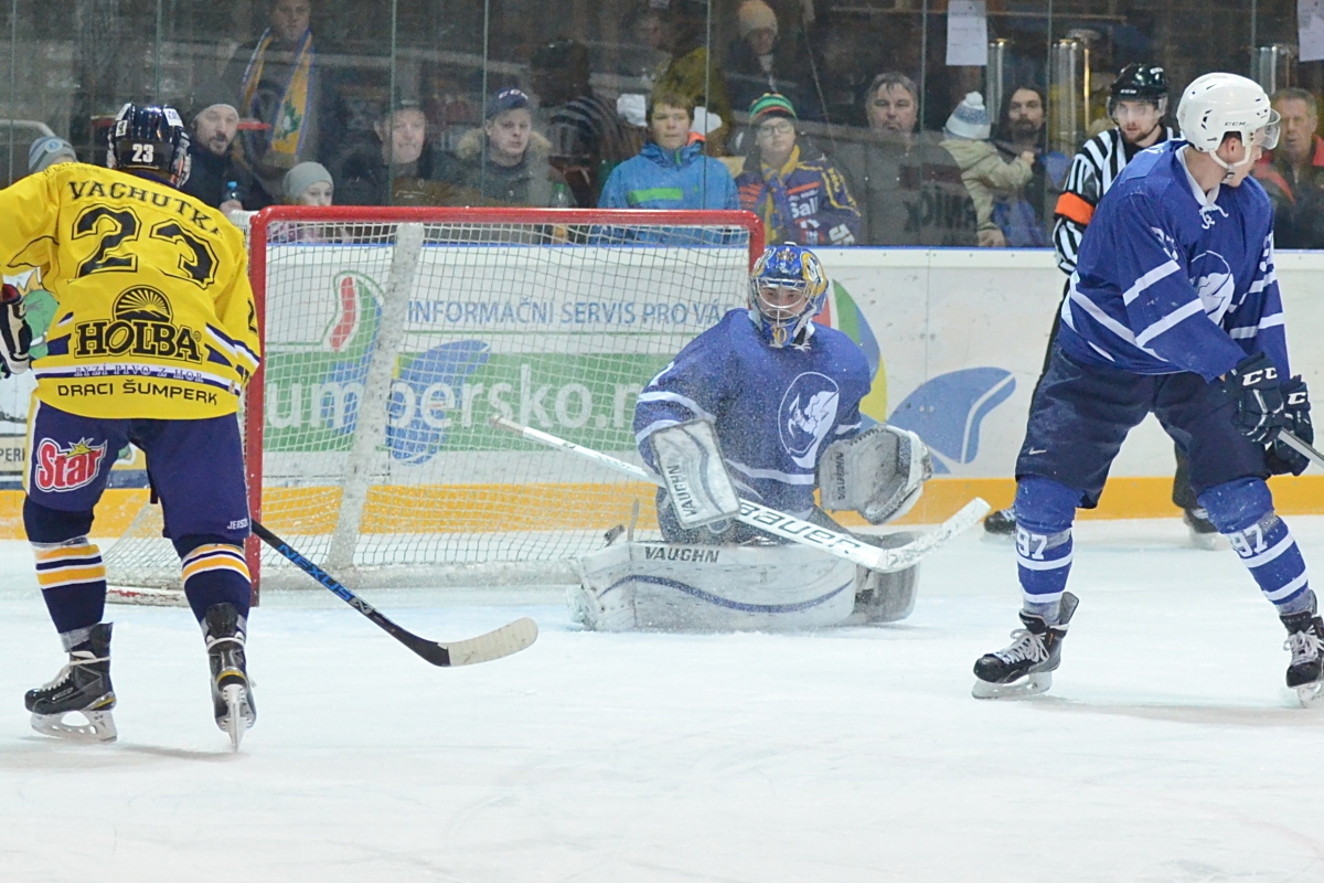 Šumperk vs Nový Jičín foto: Věra Václavková - Draci Šumperk