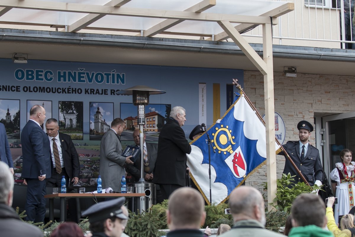 Prezident Miloš Zeman v Olomouckém kraji zdroj foto: OLK