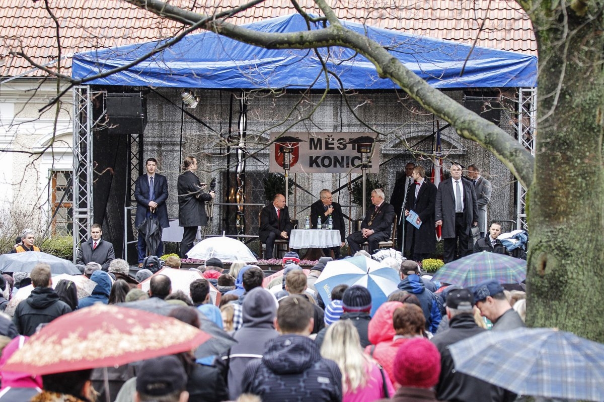 Prezident Miloš Zeman v Olomouckém kraji zdroj foto: OLK