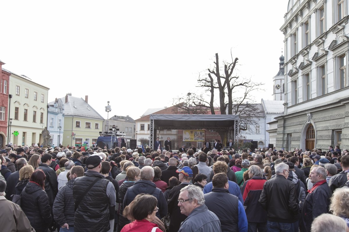 Prezident Miloš Zeman v Olomouckém kraji zdroj foto: OLK
