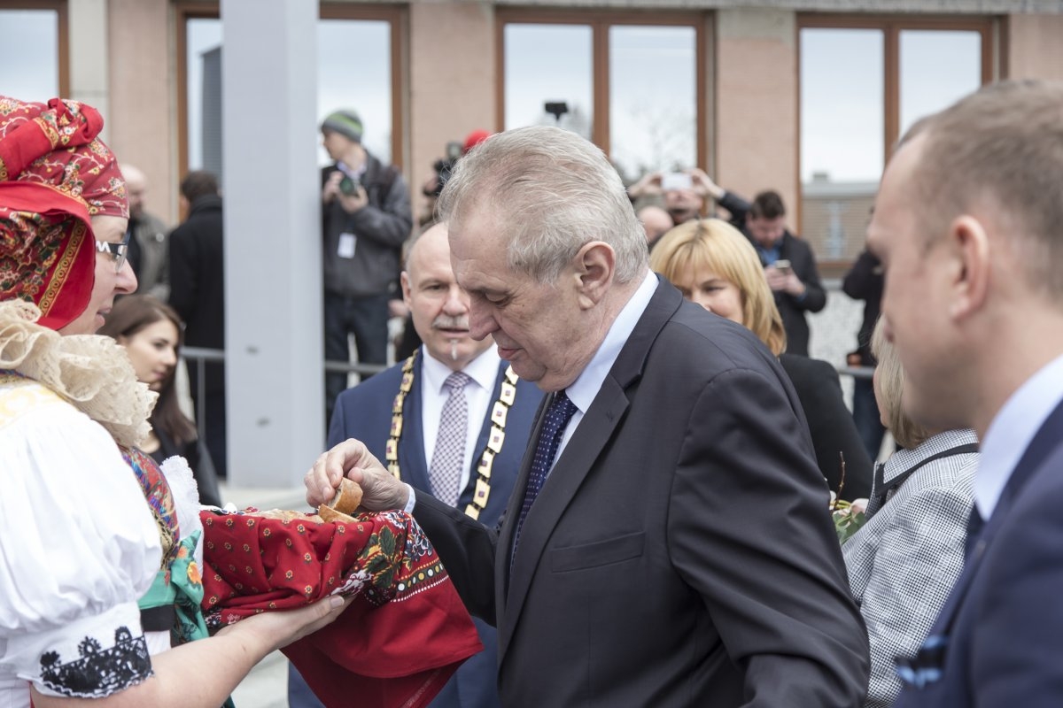 Prezident Miloš Zeman v Olomouckém kraji zdroj foto: OLK