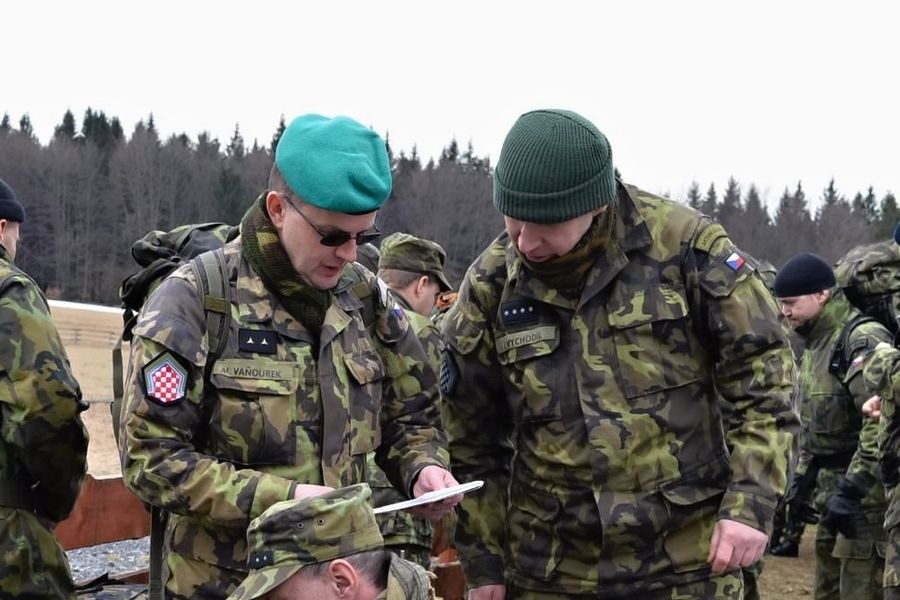 Cvičení Orlík 2017 - poručík Martin Vaňourek foto: archiv roty