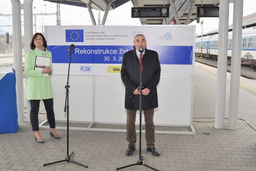 rekonstrukce olomouckého hlavního nádraží - slavnostní otevření zdroj foto: SŽDC