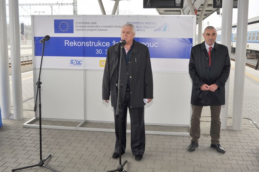 rekonstrukce olomouckého hlavního nádraží - slavnostní otevření zdroj foto: SŽDC