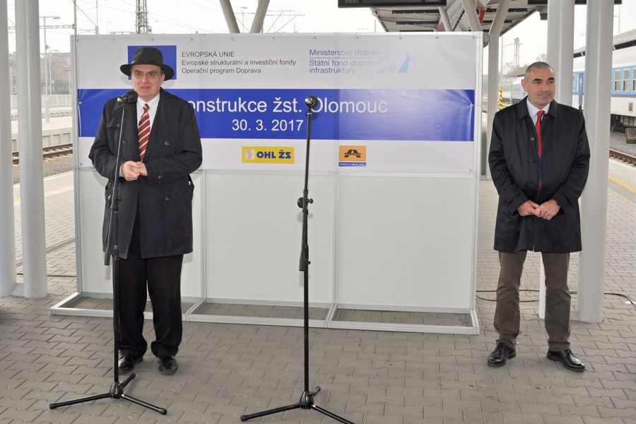 rekonstrukce olomouckého hlavního nádraží - slavnostní otevření zdroj foto: SŽDC
