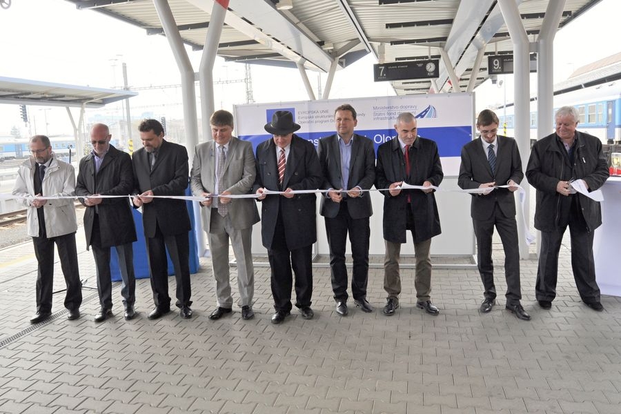 rekonstrukce olomouckého hlavního nádraží - slavnostní otevření zdroj foto: SŽDC