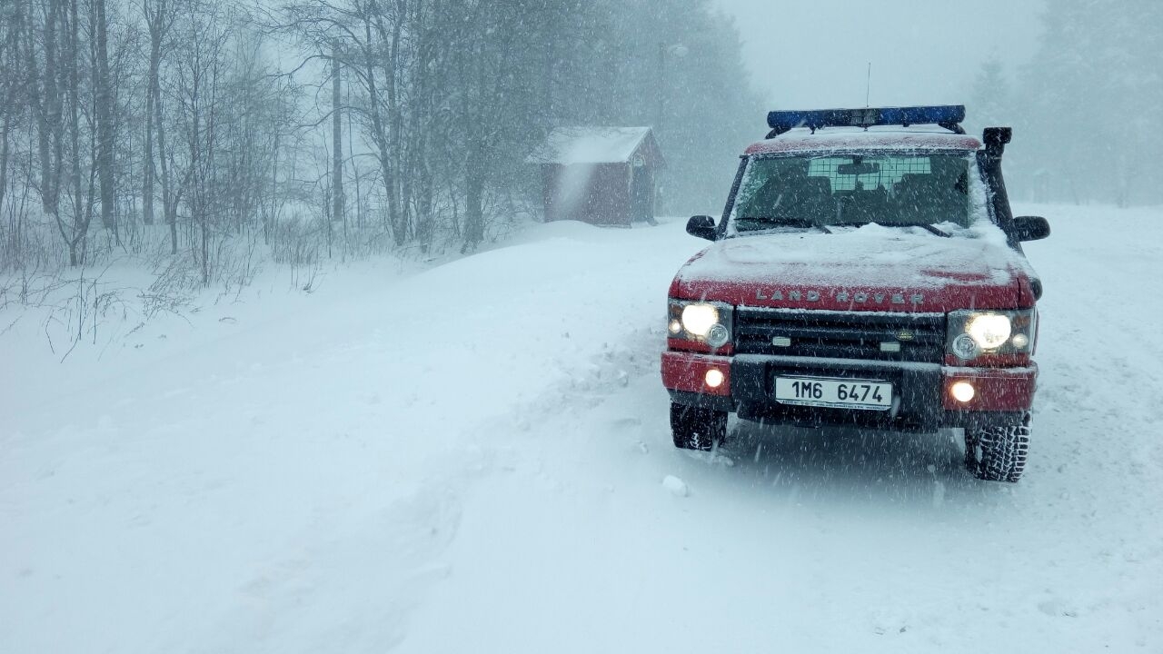 Do Jeseníků se vrátila zima zdroj foto: HZS Olk.