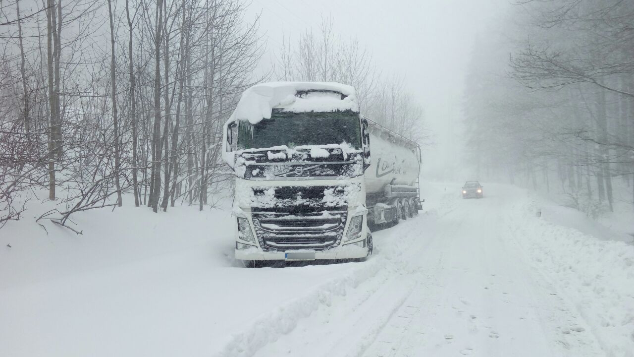 Do Jeseníků se vrátila zima zdroj foto: HZS Olk.