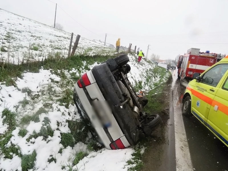 DN za obcí Olšany zdroj foto: PČR