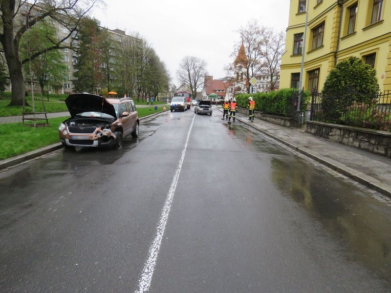 Šumperk - DN na křižovatce ulic Puškinova a K. H. Máchy zdroj foto: PČR