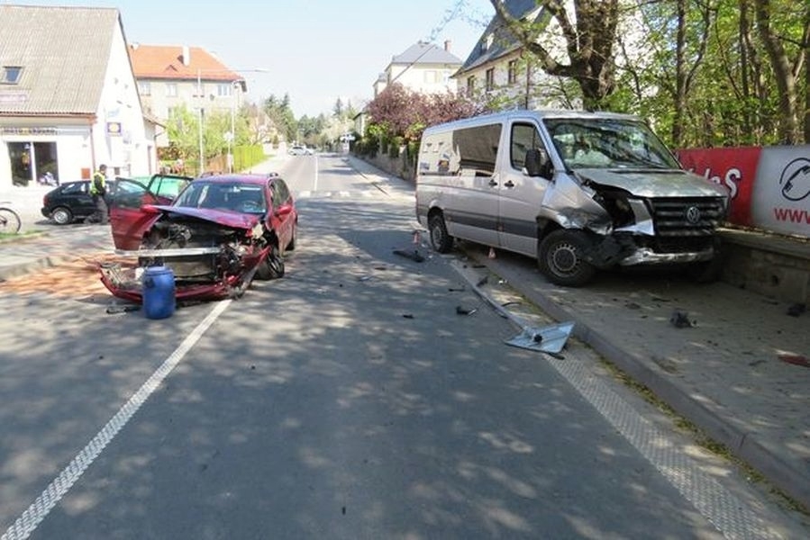 DN křižovatka ulic Lidická a Revoluční zdroj foto: PČR