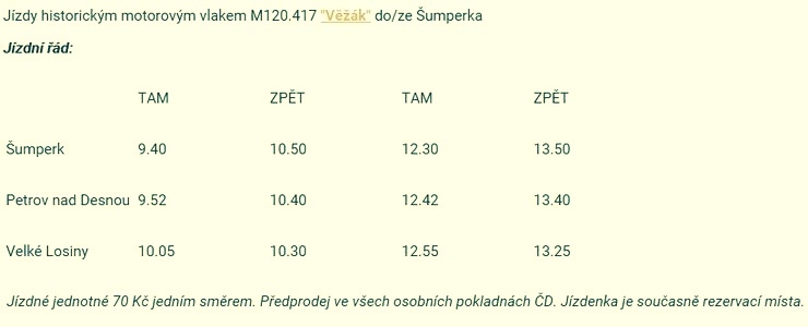 jízdní řád - 3. června zdroj: mus