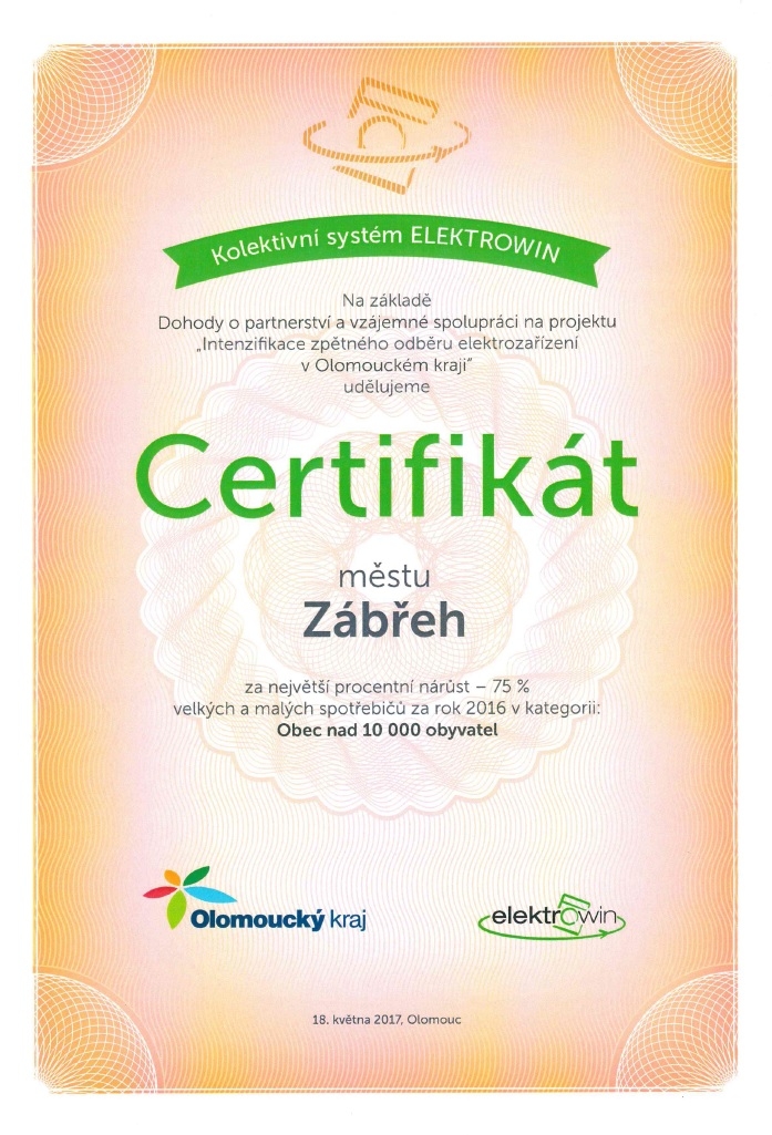 Certifikát zdroj:muz