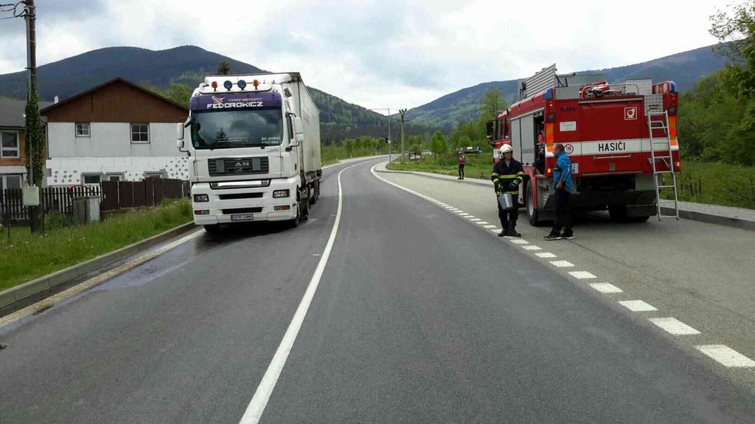 zásah hasičů v Domašově zdroj foto: HZS Olk