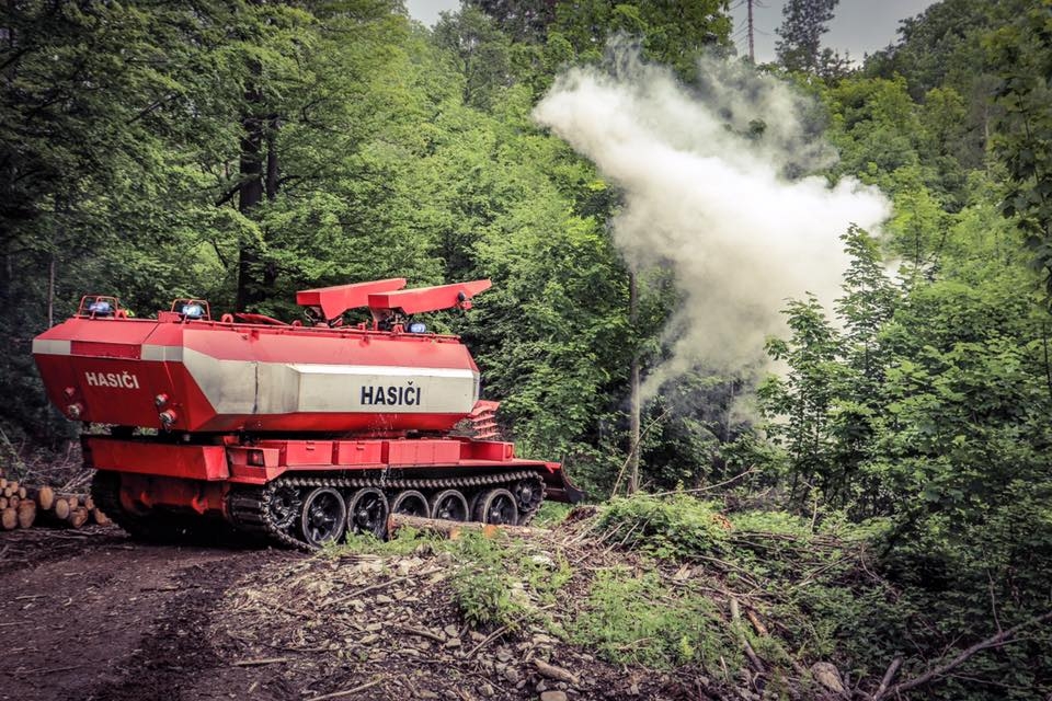 Forest Fire 2017 zdroj foto: HZS Olk