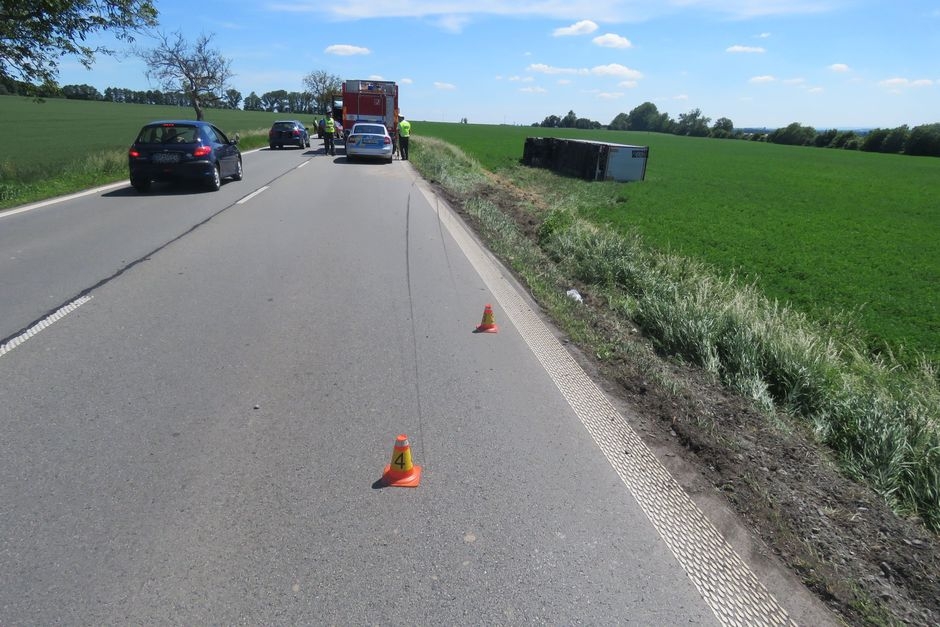 DN na komunikaci ve směru ze Šternberka na Olomouc zdroj foto: PČR