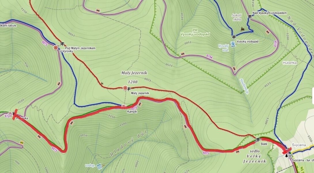 Švýcárna - mapa zdroj: E. Jouklová