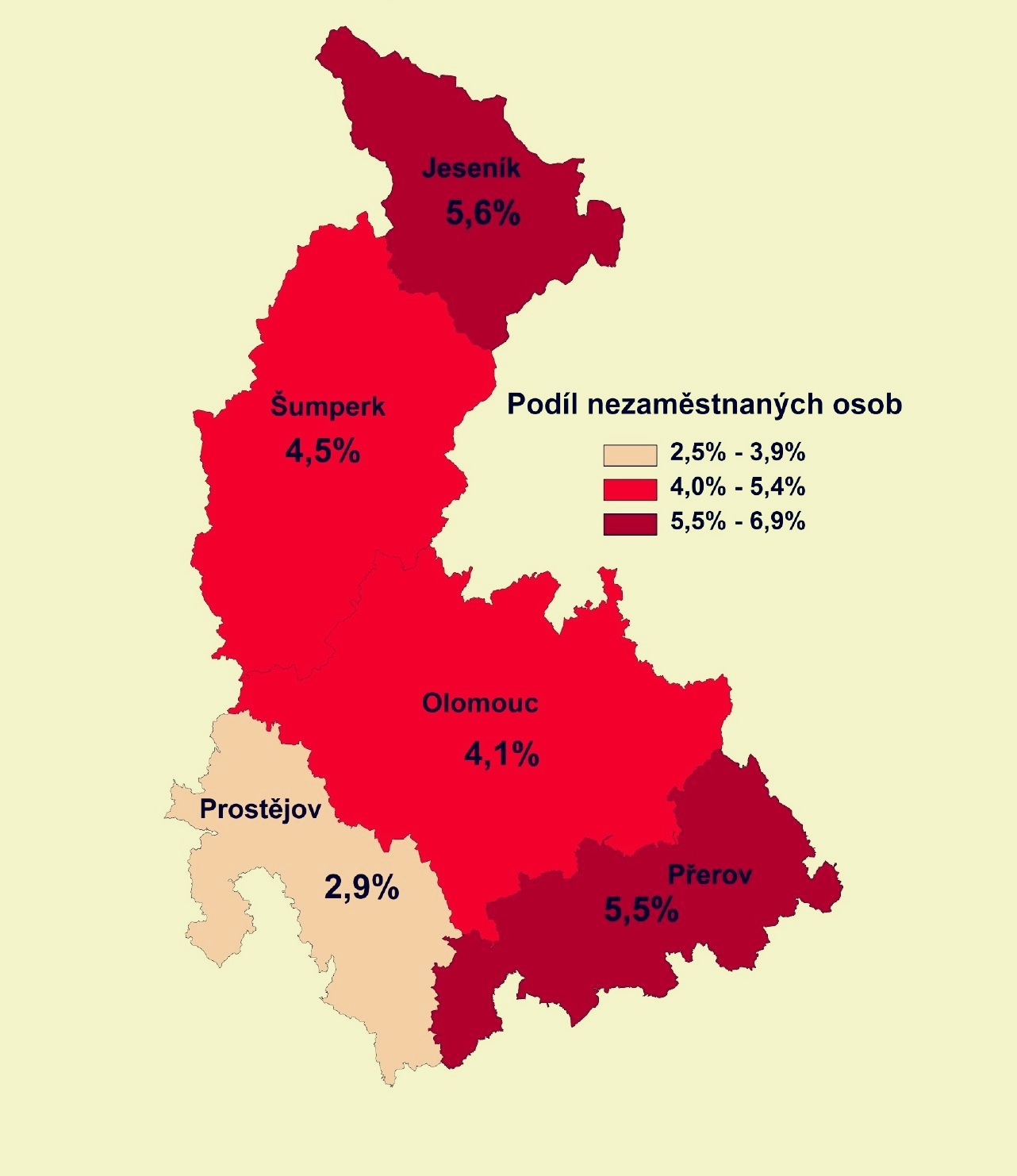 mapa zdroj: ÚP Olk.