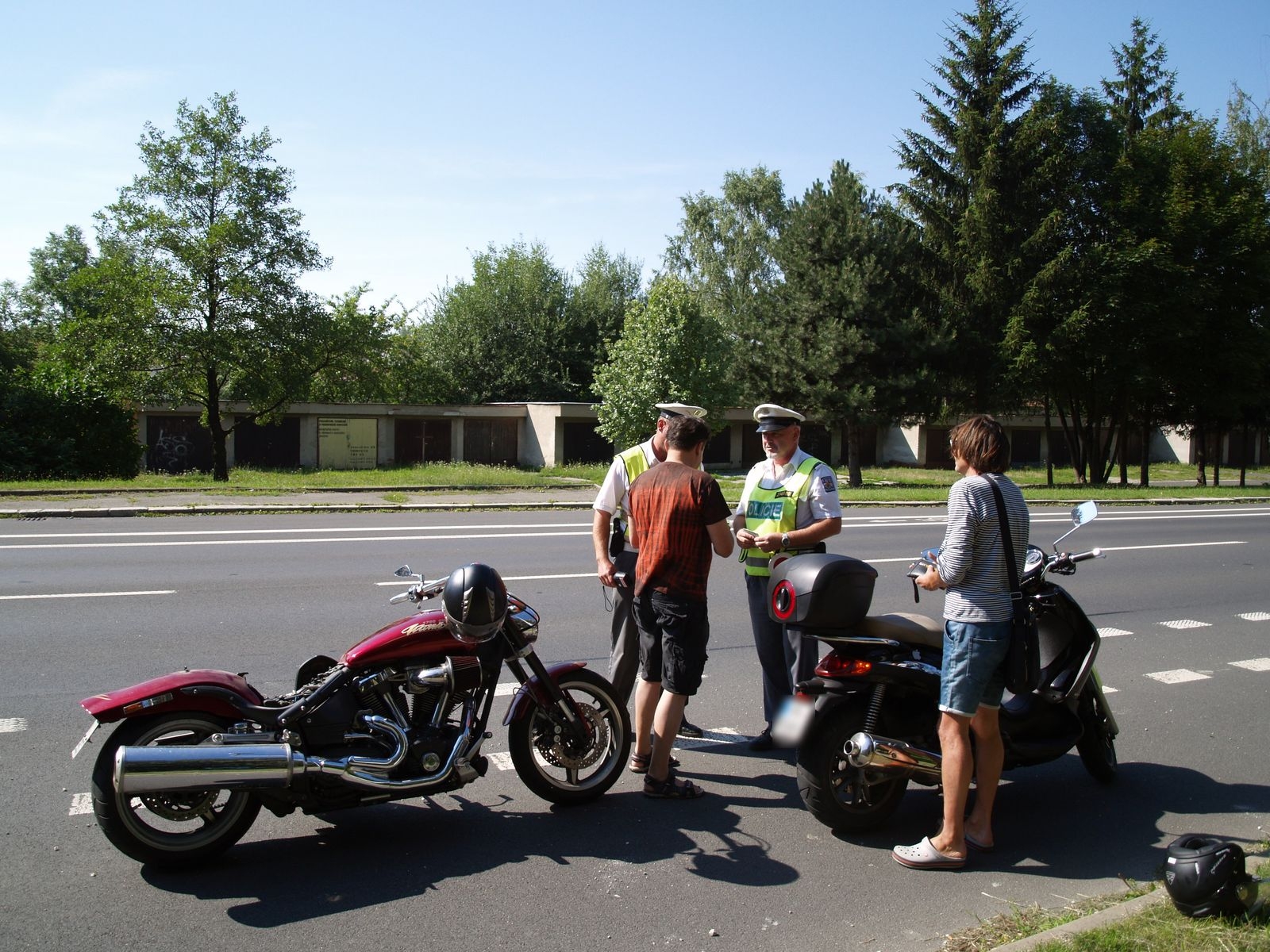 Policisté v Šumperku kontrolovali motorkáře zdroj foto: PČR