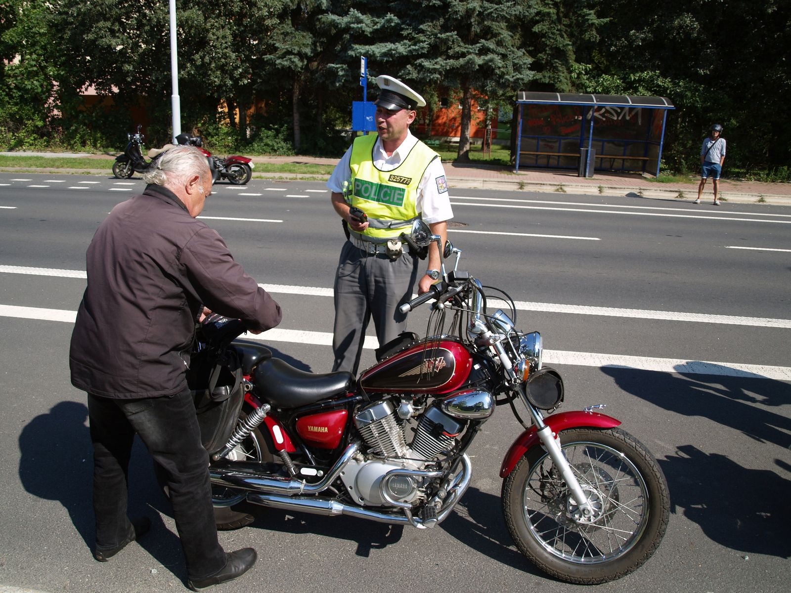 Policisté v Šumperku kontrolovali motorkáře zdroj foto: PČR