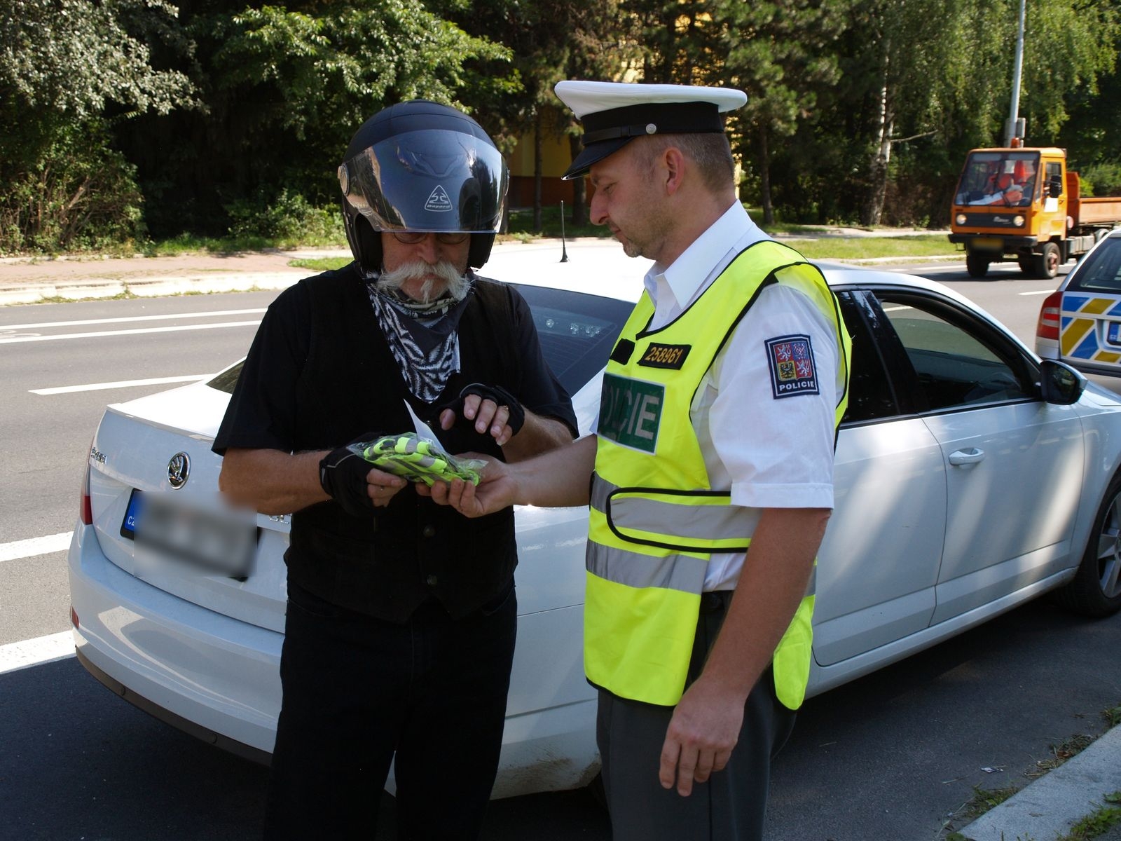 Policisté v Šumperku kontrolovali motorkáře zdroj foto: PČR