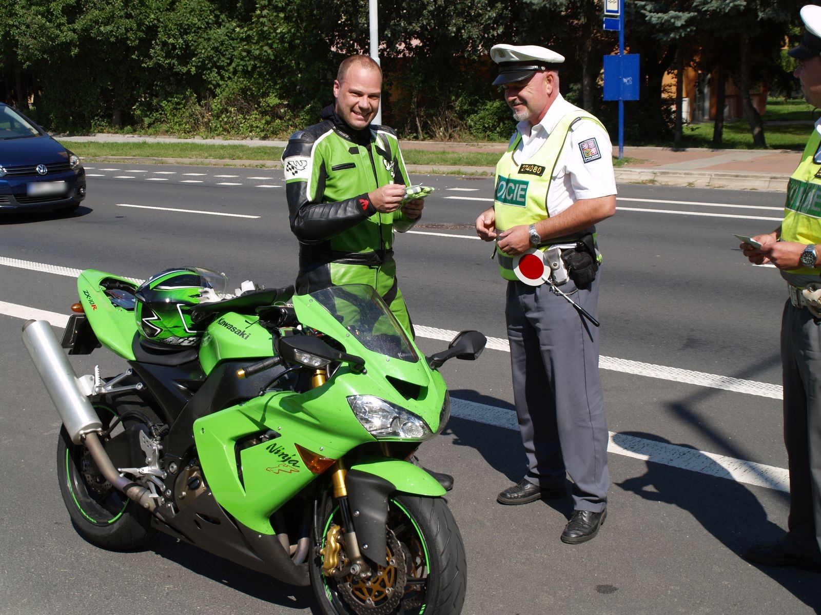 Policisté v Šumperku kontrolovali motorkáře zdroj foto: PČR