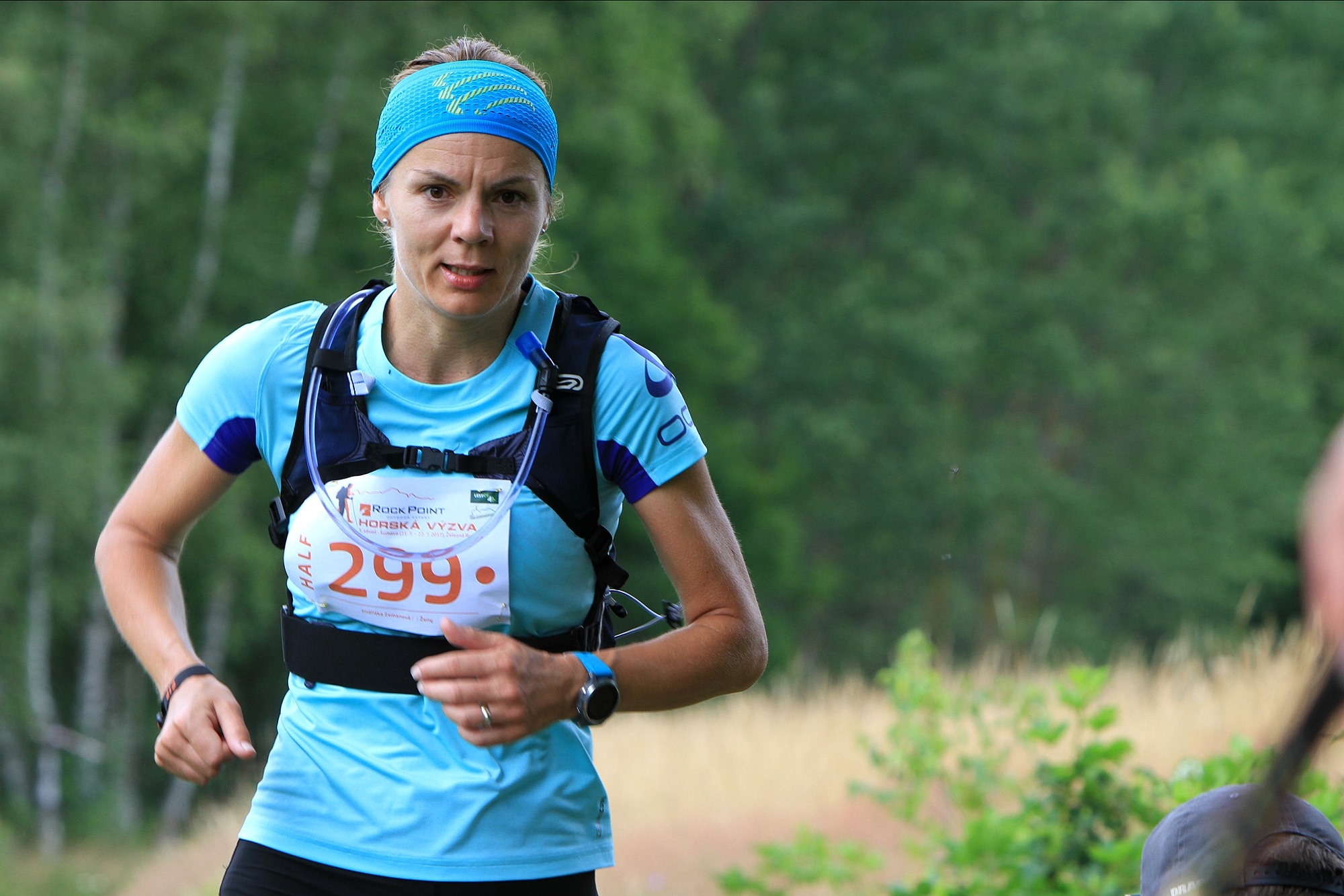 plzeňská triatlonistka Jindřiška Zemanová si doběhla pro stříbro na Halfu foto: Patrik Pátek/PatRESS.cz