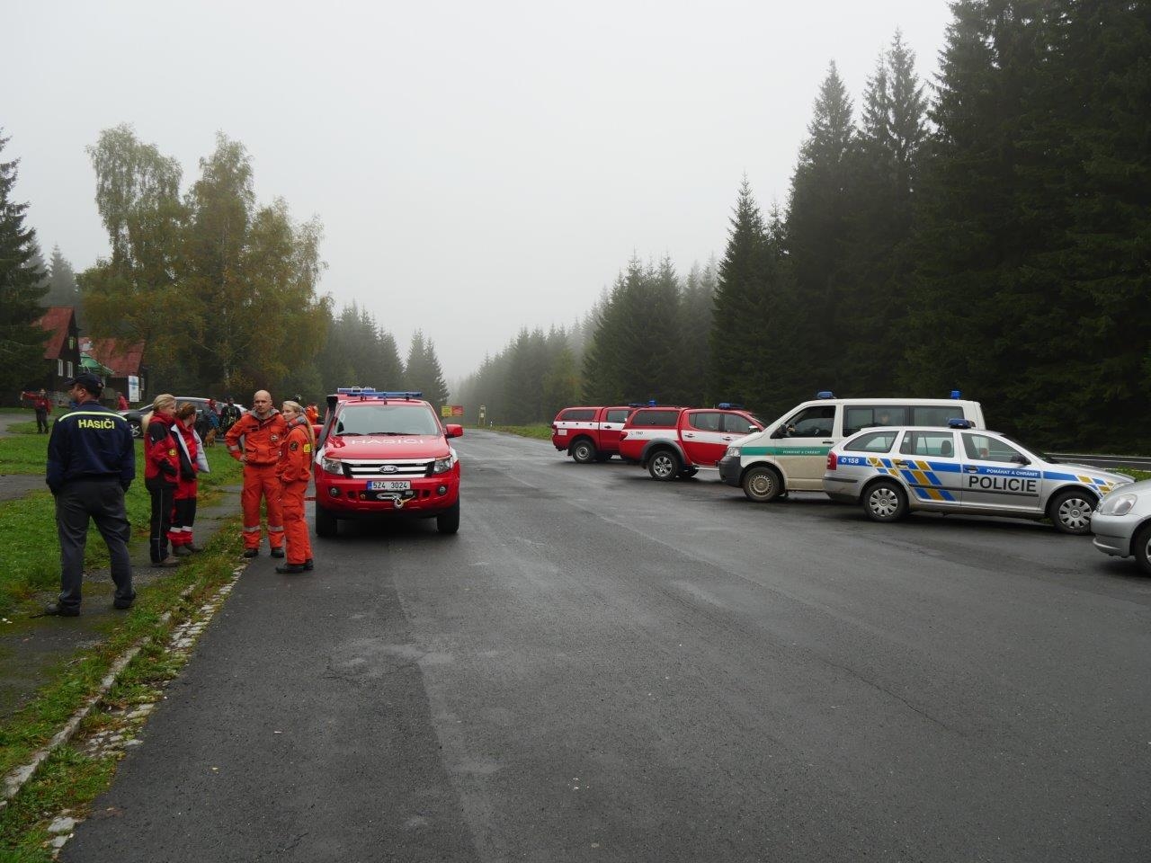 Ztraceného turistu v Jeseníkách hledalo přes padesát osob zdroj foto: HZS Olk