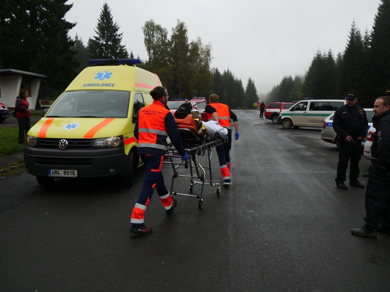 Ztraceného turistu v Jeseníkách hledalo přes padesát osob zdroj foto: HZS Olk