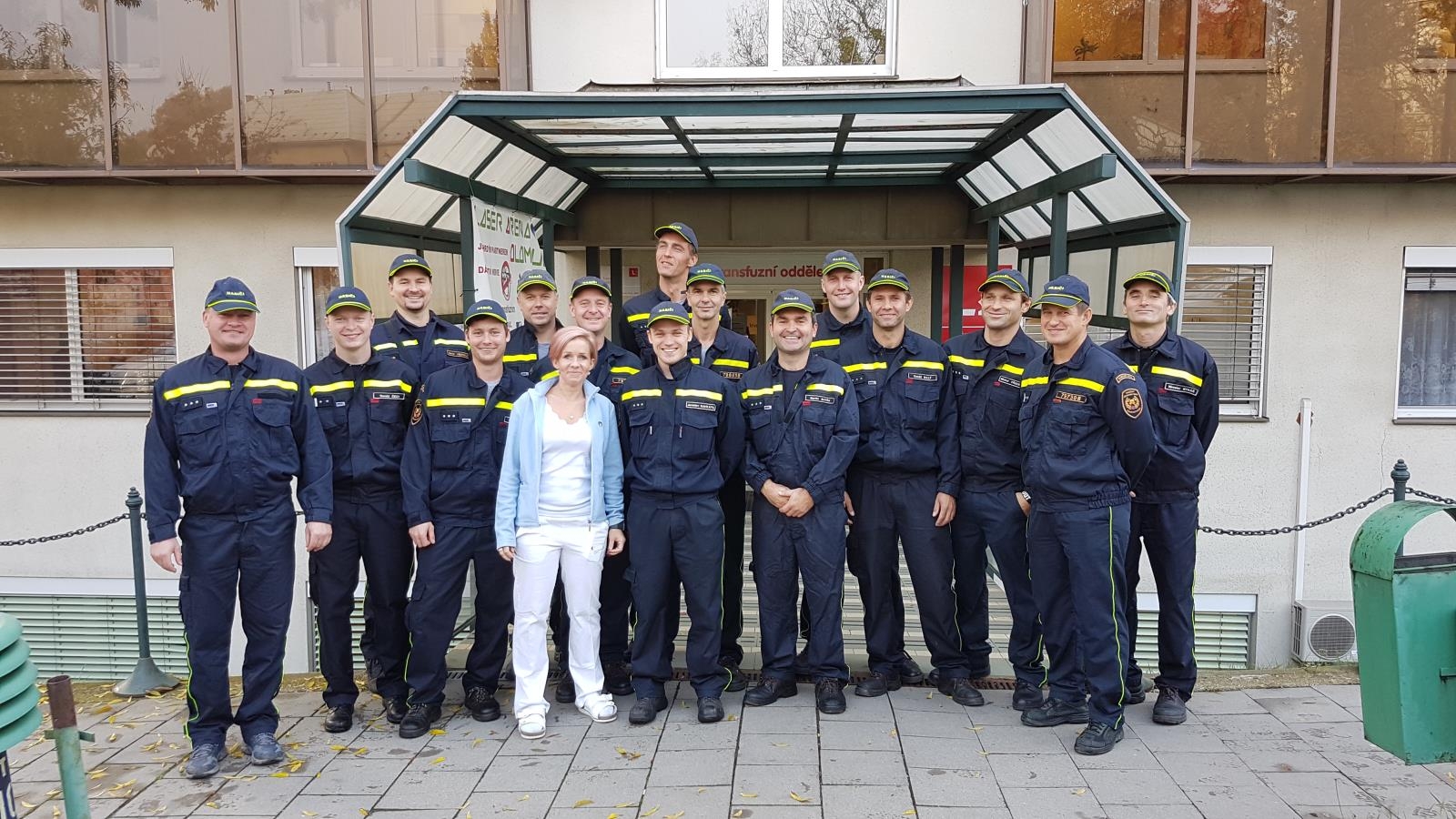 Olomouc - hasiči darovali hromadně krev zdroj foto: HZS Olk