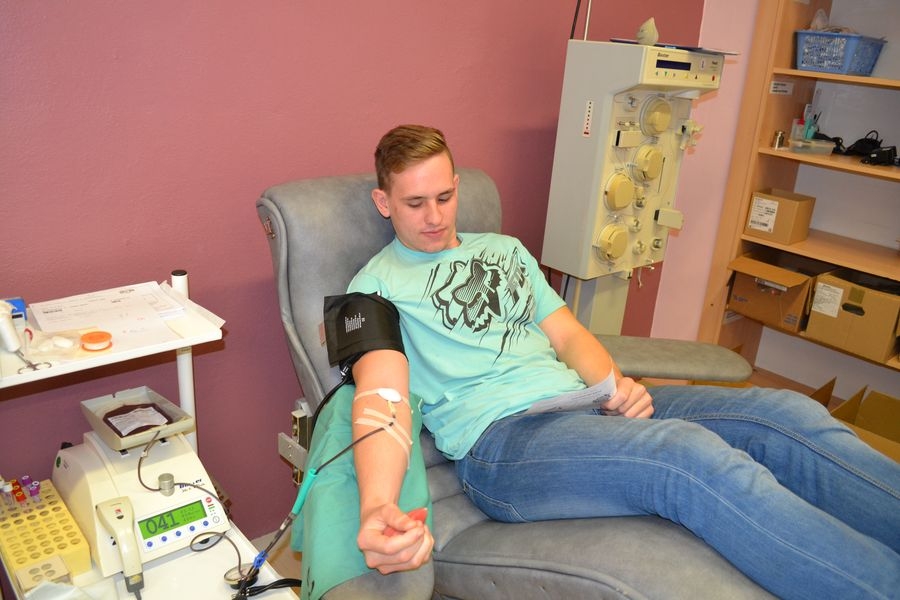 Šumperští středoškoláci darovali krev foto: SŠŽTS