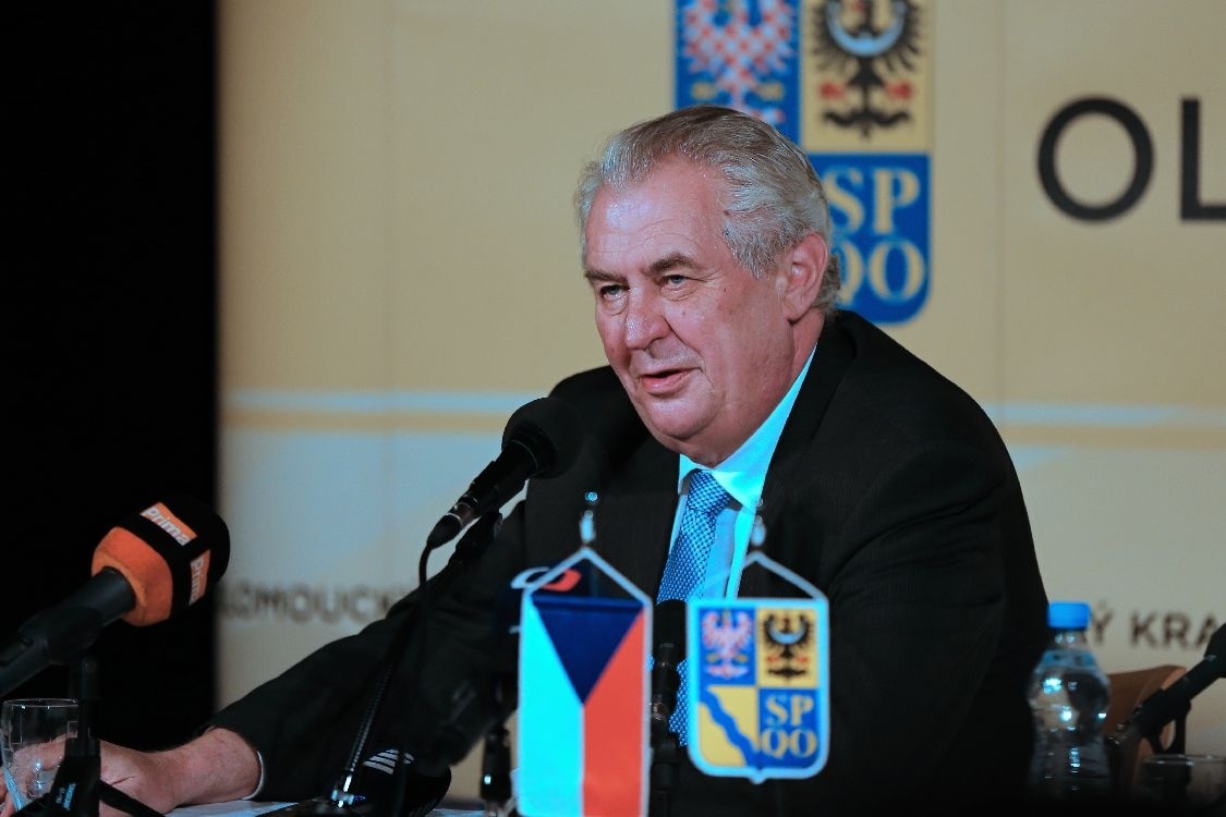 prezident Miloš Zeman při návštěvě v Šumperku v roce 2015 foto: archiv šumpersko.net