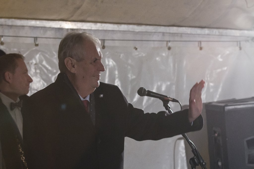 Prezident Miloš Zeman v Olomouckém kraji zdroj foto: OLK