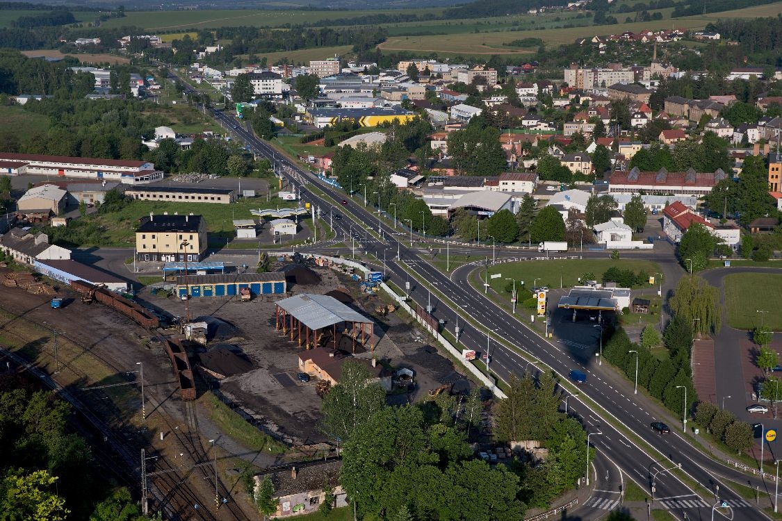 Šumperk - průmyslová zóna č. IV - prostor příjezdu do města od Bludova foto: šumpersko.net