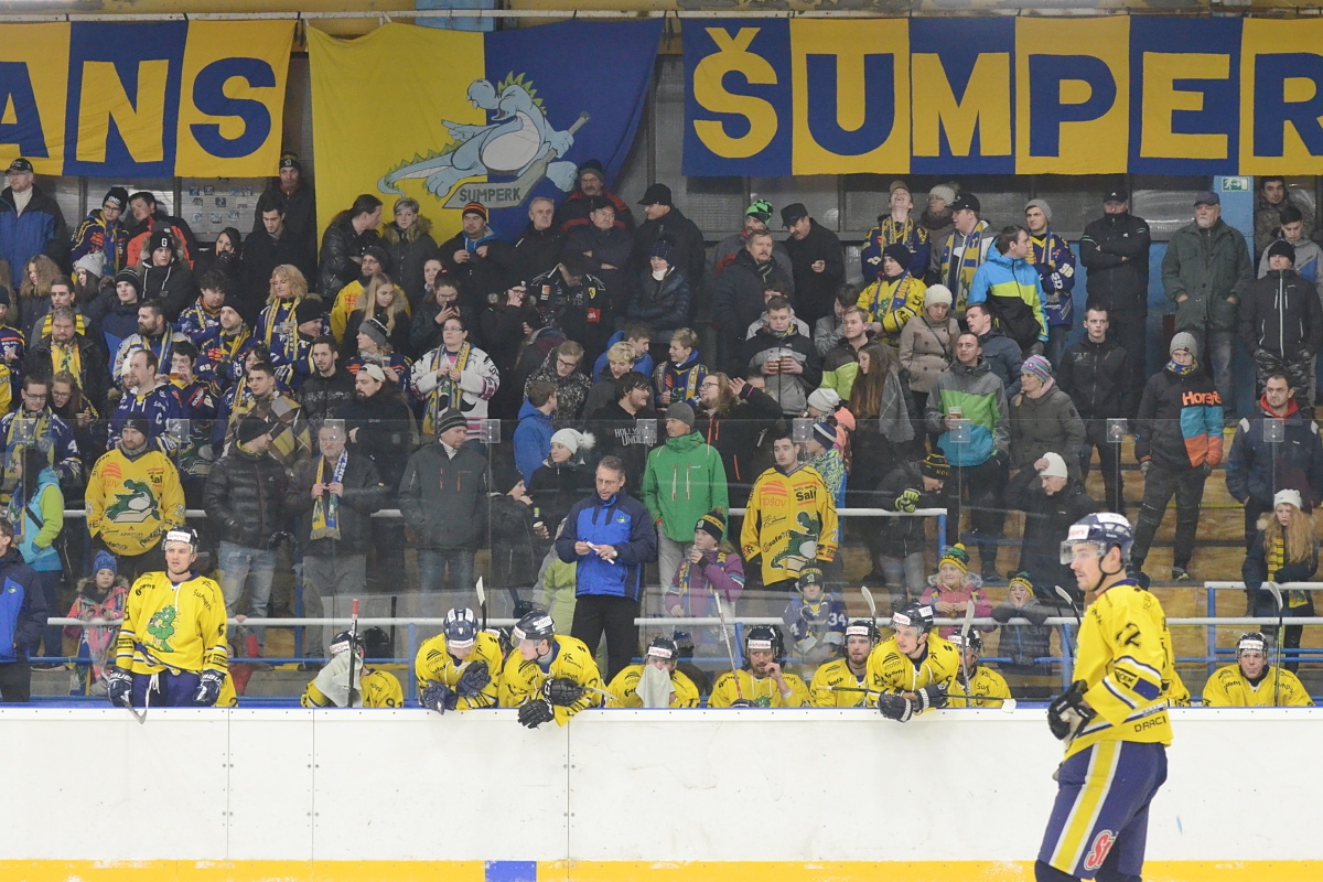 Draci Šumperk vs Hodonín zdroj foto: Draci Šumperk - Věra Václavková