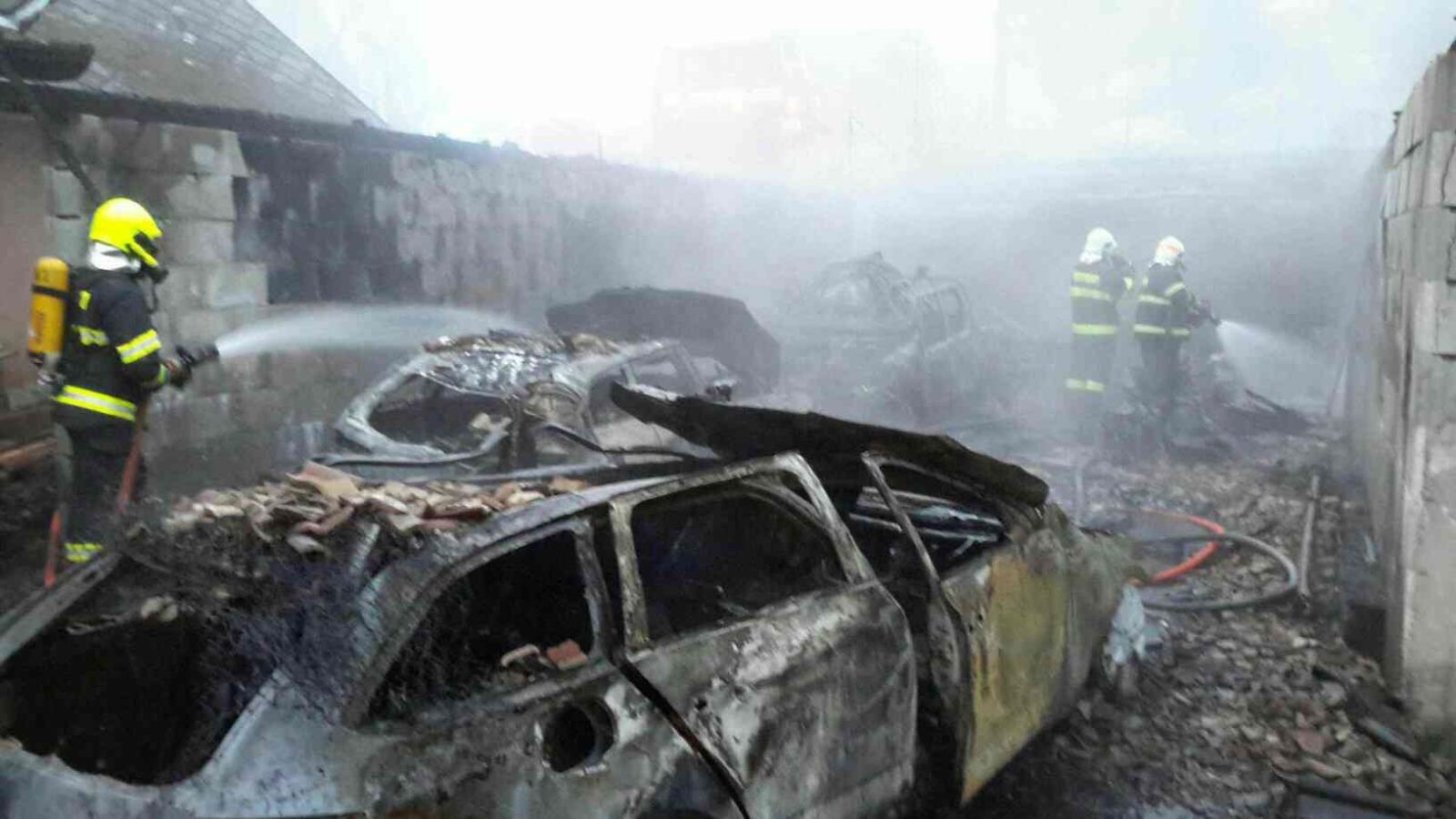 Kosov likvidace požáru zdroj foto: HZS Olk