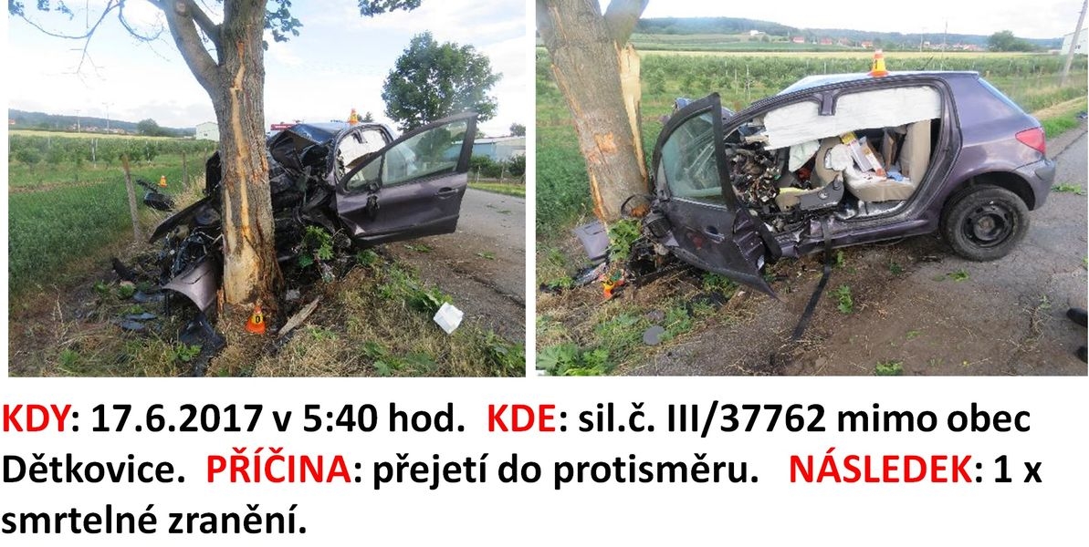 DN na území kraje zdroj foto: PČR